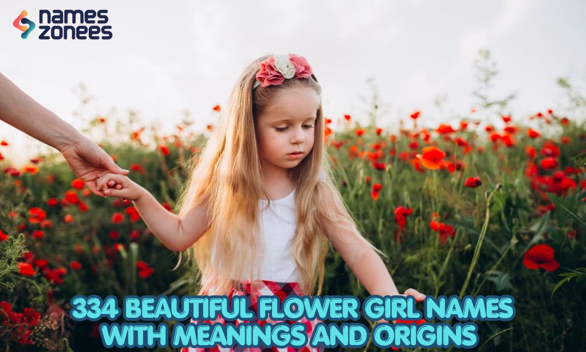 334 Beautiful Flower Girl Names With Meanings and Origins 