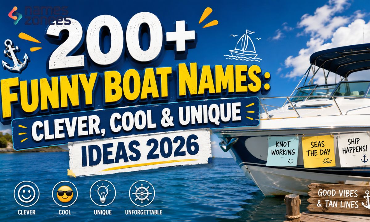 200+ Funny Boat Names Clever, Cool & Unique Ideas 2026