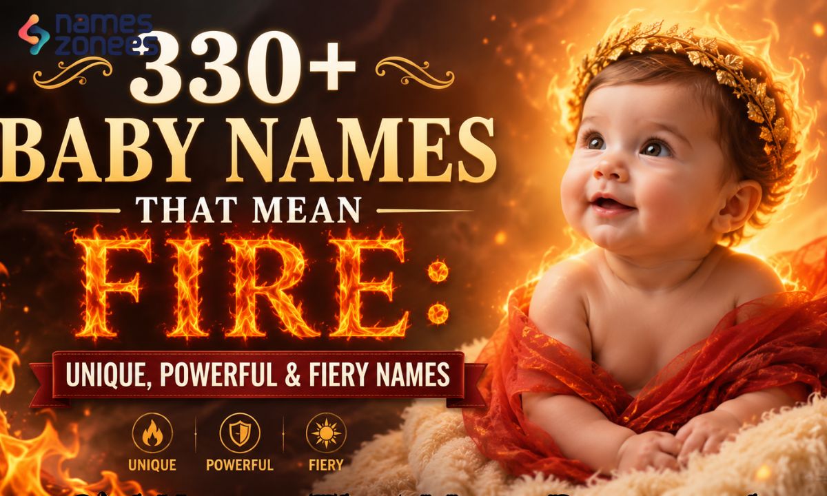 330+ Baby Names That Mean Fire Unique, Powerful & Fiery Names