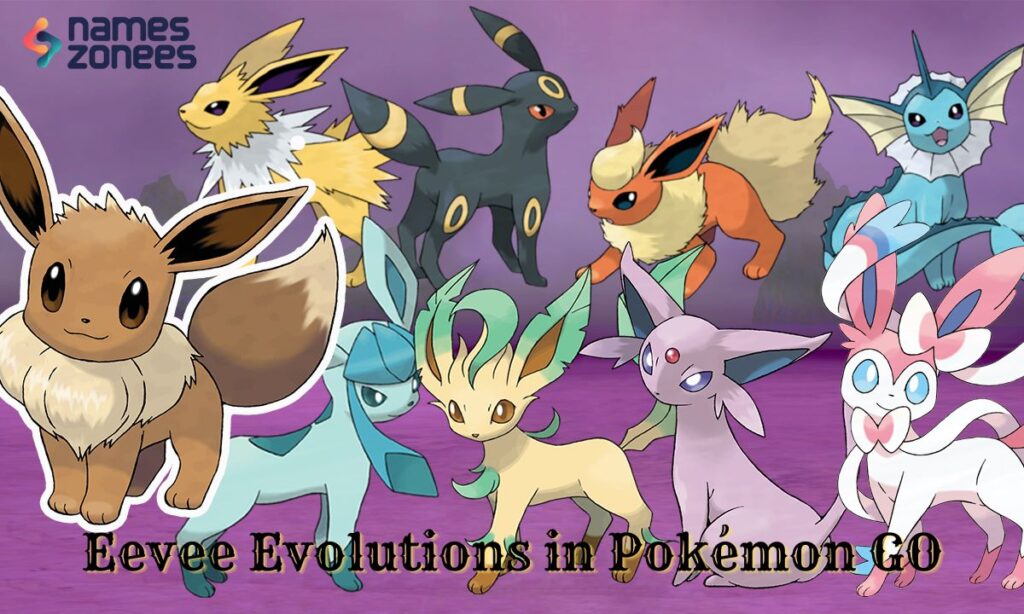 Eevee Evolutions in Pokémon GO