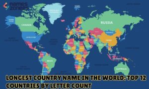 Longest Country Name in the World Top 12 Countries by Letter Count