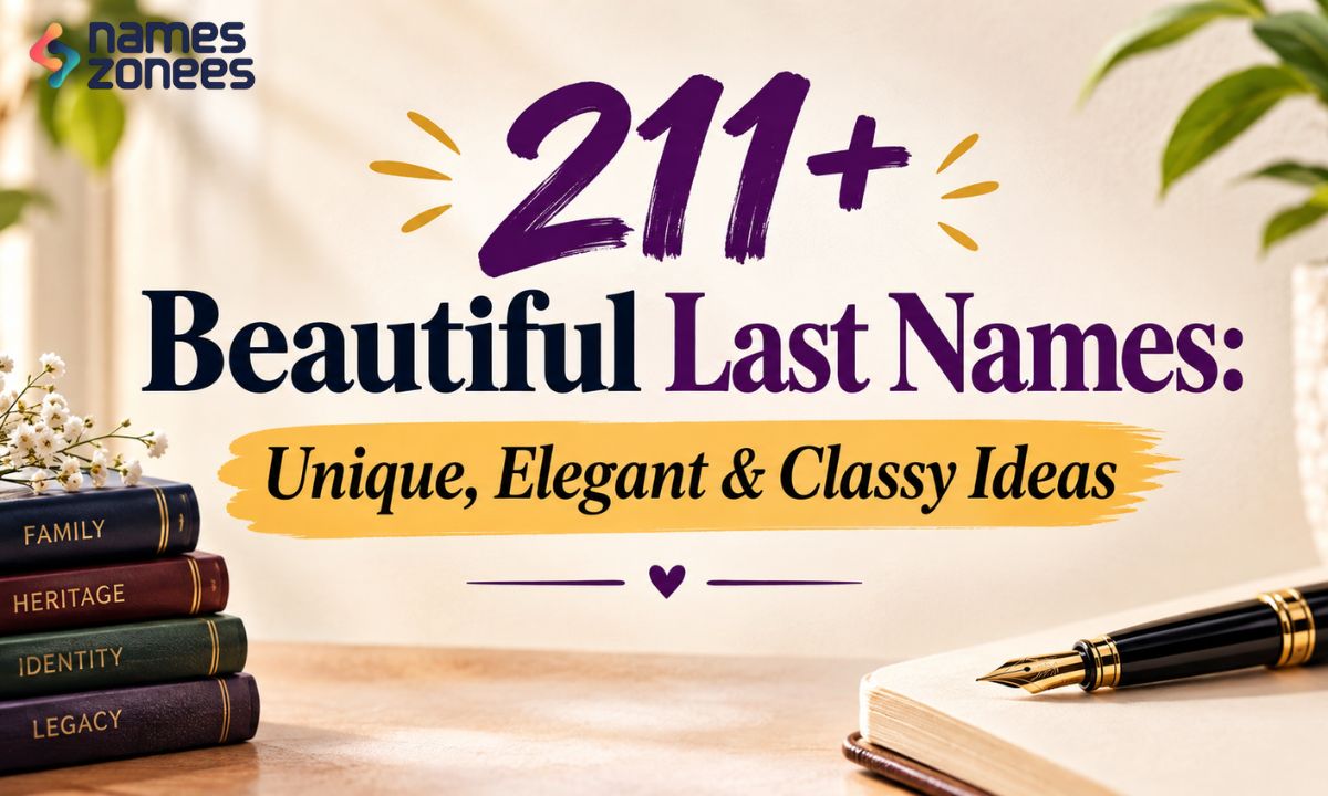 211+ Beautiful Last Names Unique, Elegant & Classy Ideas