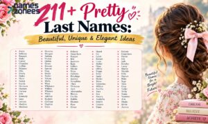 211+ Pretty Last Names: Beautiful, Unique & Elegant Ideas