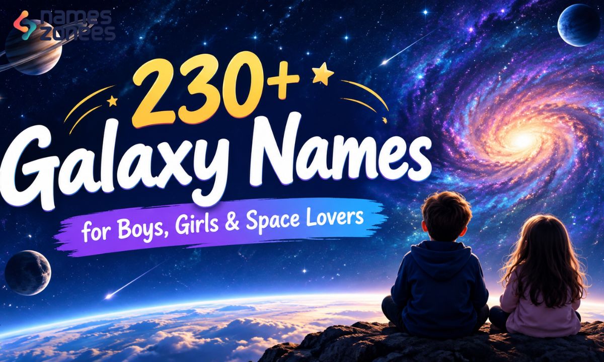 230+ Galaxy Names for Boys, Girls & Space Lovers