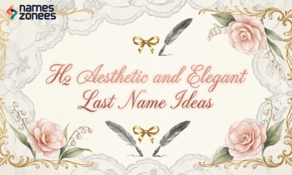 Aesthetic and Elegant Last Name Ideas