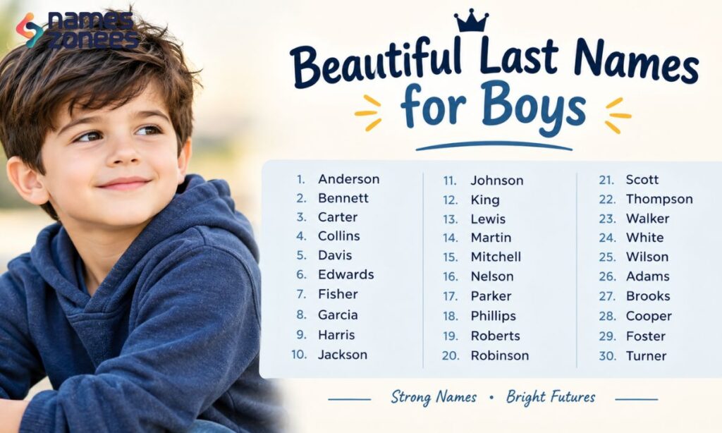 Beautiful Last Names for Boys