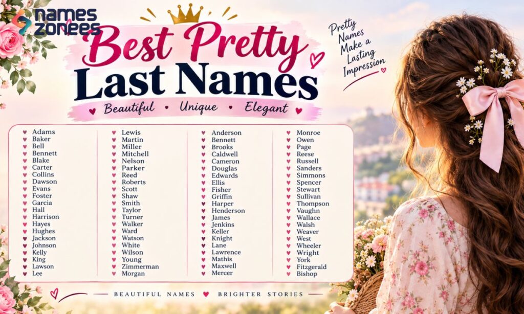 Best Pretty Last Names