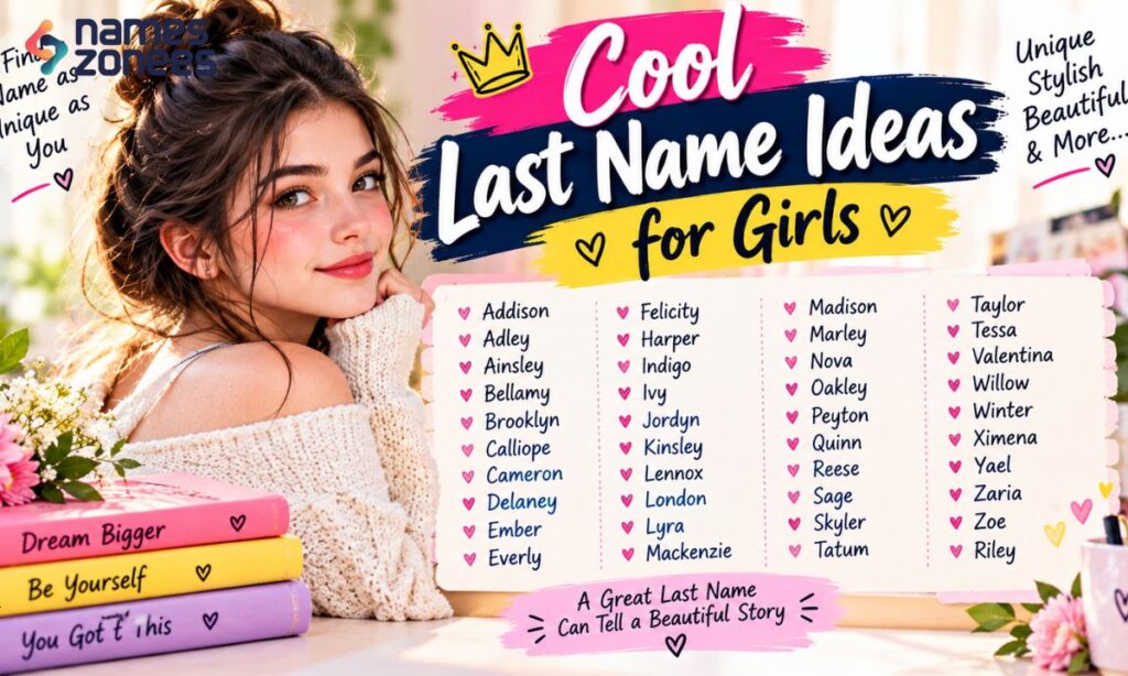 Cool Last Name Ideas for Girls