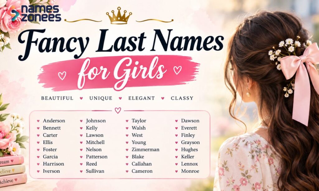 Fancy Last Names for Girls