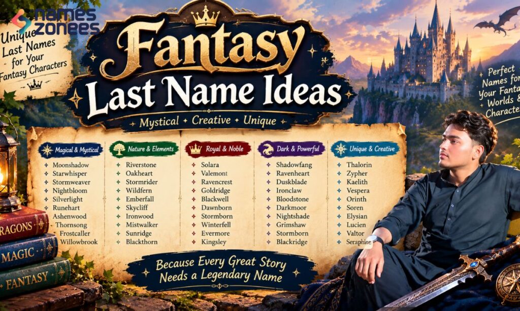 Fantasy Last Name Ideas