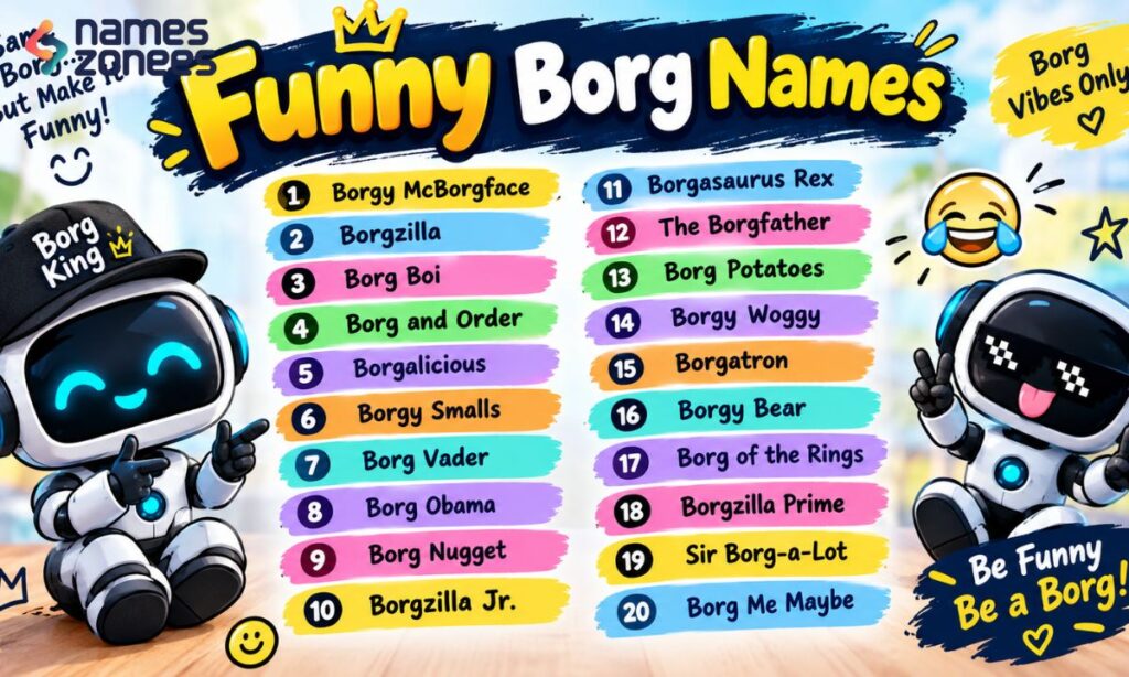 Funny Borg Names