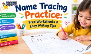 Name Tracing Practice Free Worksheets & Easy Writing Tips