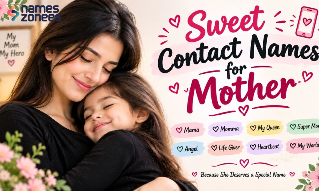 Sweet Contact Names for Mother