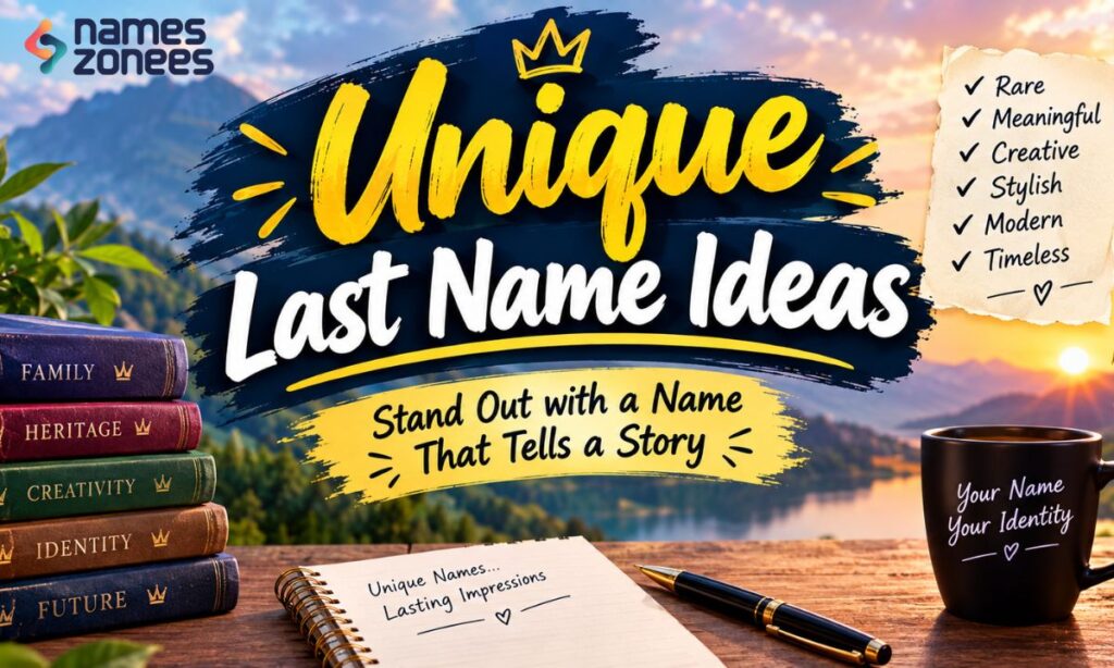 Unique Last Name Ideas