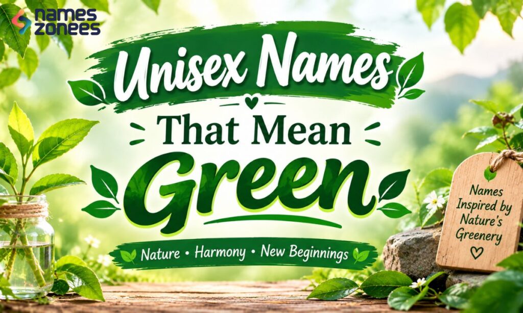 Unisex Names That Mean Green
