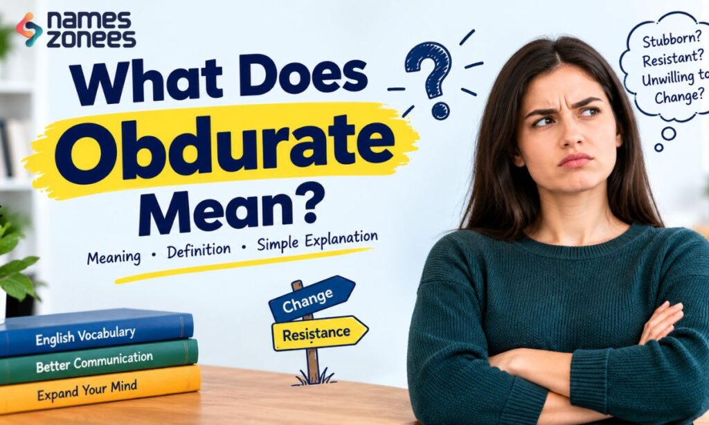 What Does Obdurate Mean