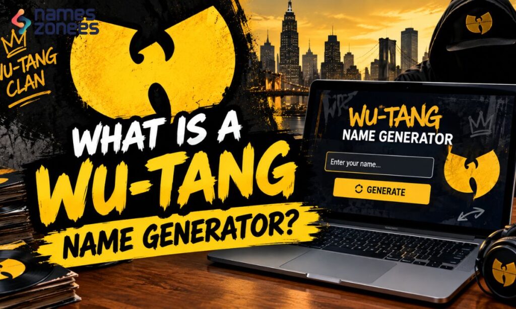 What Is a Wu-Tang Name Generator