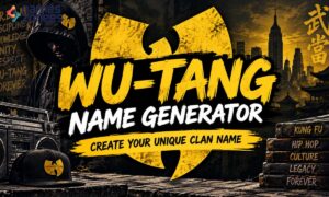 Wu-Tang Name Generator Create Your Unique Clan Name